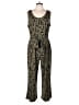 H By Halston Graphic Gold Jumpsuit Size L - photo 1