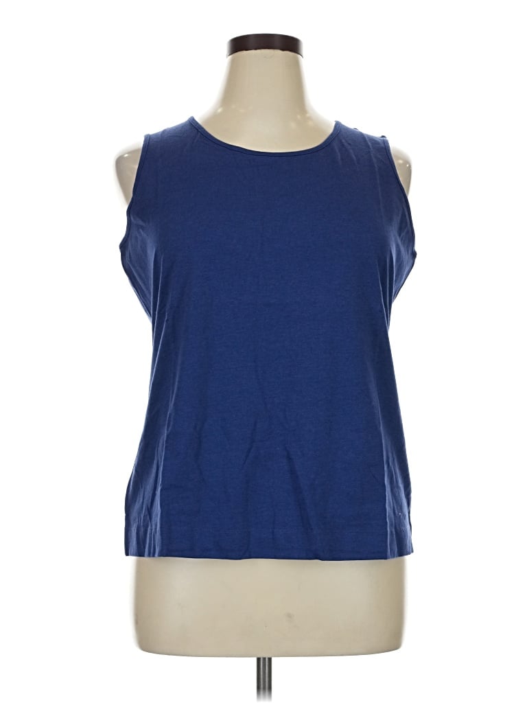 Pre-owned D&co. Sleeveless T-shirt In Blue