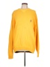 Tommy Jeans Solid Yellow Pullover Sweater Size L - photo 1