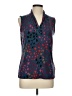 Anne Klein Blue Sleeveless Blouse Size L - photo 1