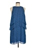 CeCe 100% Polyester Polka Dots Blue Casual Dress Size 6 - photo 1