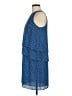 CeCe 100% Polyester Polka Dots Blue Casual Dress Size 6 - photo 5