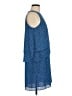 CeCe 100% Polyester Polka Dots Blue Casual Dress Size 6 - photo 4