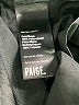 Paige 100% Polyurethane Metallic Black Shorts Size 2 - photo 4