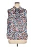 Kasper 100% Polyester Blue Sleeveless Blouse Size XL - photo 1