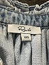 Rails Blue Sleeveless Button-Down Shirt Size XXS - photo 7