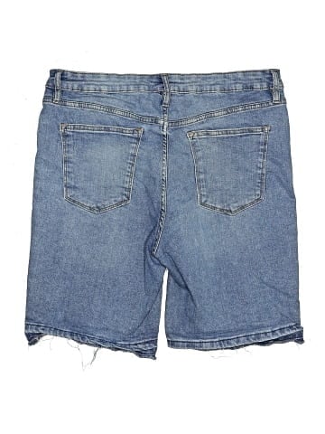 New York & Company Denim Shorts (view 2)