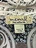 One World 100% Polyester Paisley Ivory Short Sleeve T-Shirt Size L - photo 7