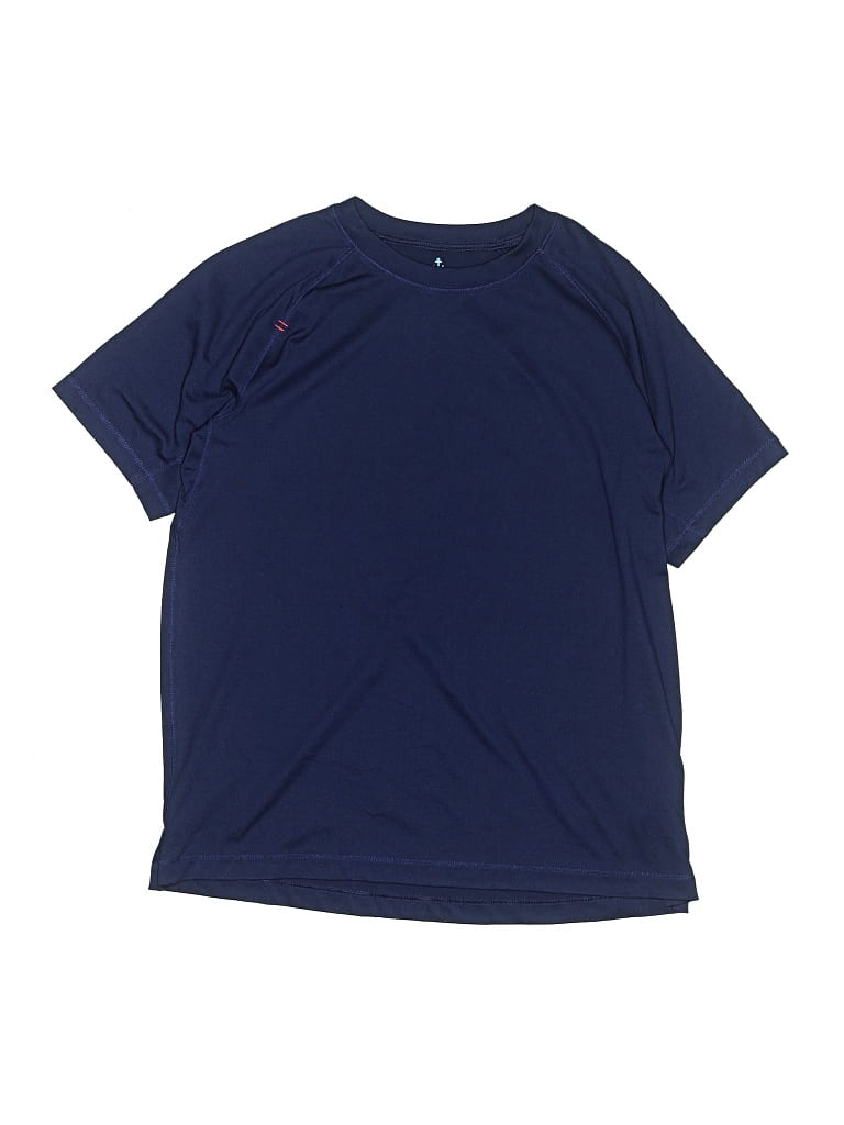 Pre-owned Crewcuts Kids' Active T-shirt In Blue