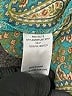 DR2 100% Polyester Paisley Green Short Sleeve Blouse Size S - photo 8