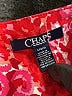 Chaps Paisley Red Cocktail Dress Size L - photo 7