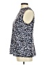 Fortune + Ivy 100% Polyester Blue Sleeveless Blouse Size M - photo 5
