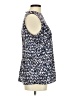 Fortune + Ivy 100% Polyester Blue Sleeveless Blouse Size M - photo 4