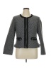 Calvin Klein Houndstooth Gray Jacket Size 16 - photo 1