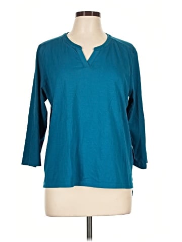 Lands' End 3/4 Sleeve T-Shirt (view 1)