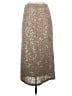 By Together 100% Polyester Metallic Silver Formal Skirt Size S - photo 1