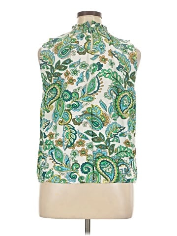 Ann Taylor LOFT Sleeveless Button-Down Shirt (view 2)