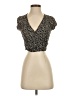 Garage 100% Rayon Black Short Sleeve Top Size XS - photo 1