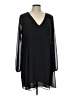 BCBGeneration Solid Black Cocktail Dress Size L - photo 1