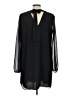 BCBGeneration Solid Black Cocktail Dress Size L - photo 2