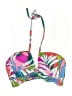 Xhilaration Tropical Pink Swimsuit Top Size L - photo 1