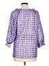 Unbranded Purple 3/4 Sleeve Blouse Size L - photo 2