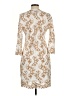 Boston Proper 100% Polyester Paisley Ivory Casual Dress Size M - photo 2