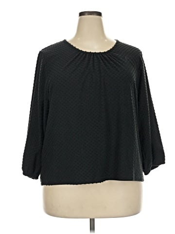 J.Crew Factory Store 3/4 Sleeve Blouse (view 1)