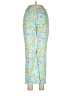 Lilly Pulitzer Floral Blue Casual Pants Size 6 - photo 1