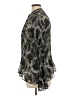 Apt. 9 100% Polyester Paisley Black Long Sleeve Blouse Size XL - photo 5