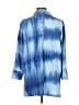 Ali Miles Tie-dye Blue 3/4 Sleeve Blouse Size L - photo 2