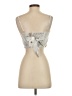 Elodie 100% Polyester Silver Bodysuit Size S - photo 2