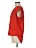 DR2 100% Recycled Polyester Red Short Sleeve Blouse Size M - photo 5