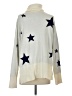 Hem & Thread Stars Ivory Silver Pullover Sweater Size S - photo 2