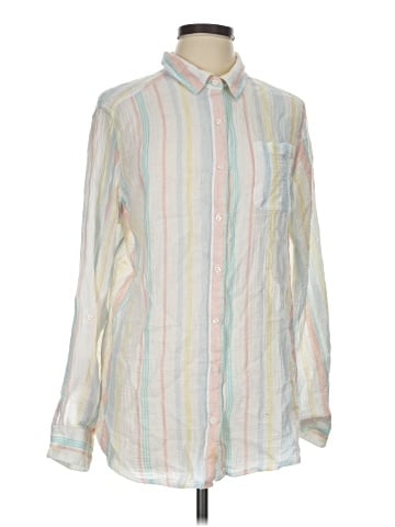 St. John's Bay Long Sleeve Button-Down Shirt (view 1)