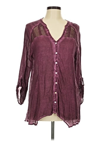 Democracy 3/4 Sleeve Blouse (view 1)