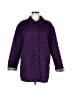 Burberry 100% Polyester Argyle Purple Coat Size XL - photo 1