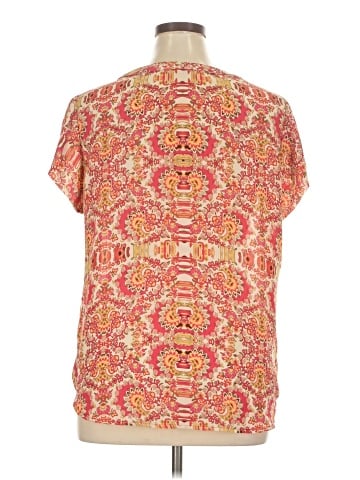 Saint Tropez West Short Sleeve Blouse (view 2)