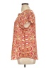 Saint Tropez West 100% Polyester Orange Short Sleeve Blouse Size 1X - photo 5
