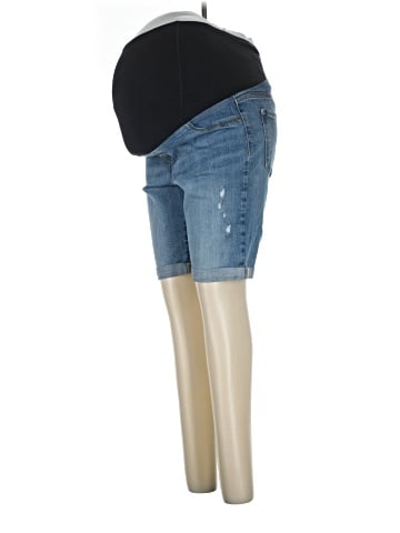 Isabel Maternity Denim Shorts (view 1)