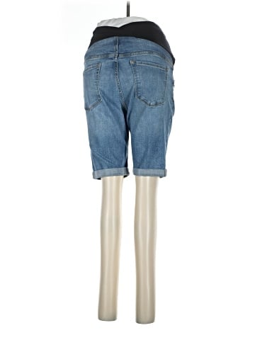 Isabel Maternity Denim Shorts (view 2)