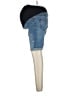 Isabel Maternity Blue Denim Shorts Size 10 Maternity - photo 5