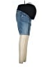 Isabel Maternity Blue Denim Shorts Size 10 Maternity - photo 4