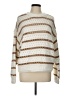 Ann Taylor Stripes Ivory Pullover Sweater Size L - photo 1