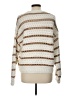 Ann Taylor Stripes Ivory Pullover Sweater Size L - photo 2