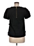 Tibi Black Short Sleeve Blouse Size 6 - photo 2