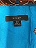 J.Crew 100% Polyester Paisley Blue 3/4 Sleeve Blouse Size XS - photo 7