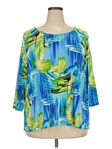 Alia 3/4 Sleeve Blouse (view 1)