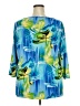 Alia Blue 3/4 Sleeve Blouse Size XXL (estimated) - photo 2