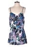Forever 21 100% Polyester Print Blue Romper Size S - photo 1